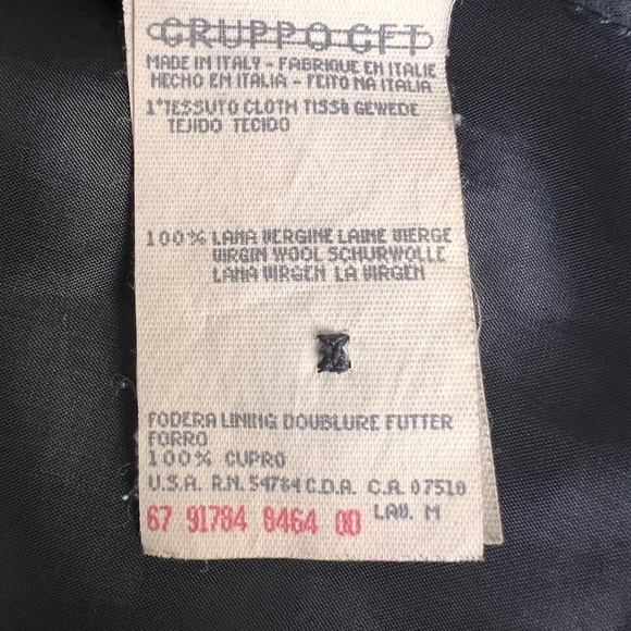 Giorgio Armani Le Collezioni Womens 100% Wool Gray  Blazer Coat Sz 12 - Picture 12 of 12